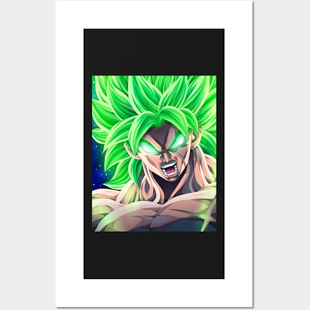 Broly Wall Art by uchiha-itasuke